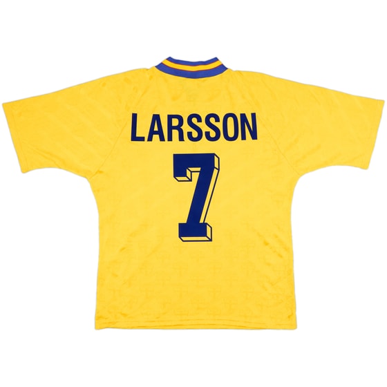 1994-96 Sweden Home Shirt Larsson #7 - 9/10 - (L)