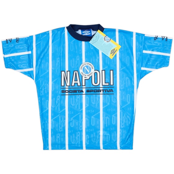 1993-94 Napoli Umbro Training Shirt (L.Boys)