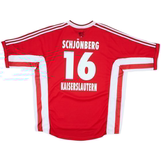 1998-99 Kaiserslautern Home Shirt Schjonberg #16 (XL)