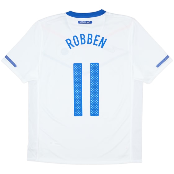 2010-11 Netherlands Away Shirt Robben #11 (L)