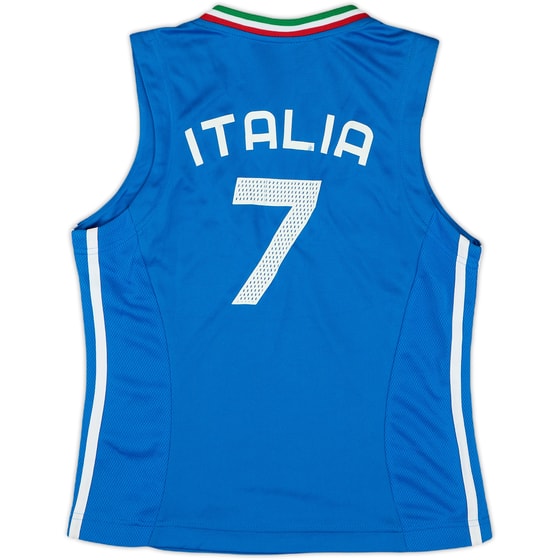 2004-05 Italy adidas Training/Leisure Tank Top #7 (Women's M)