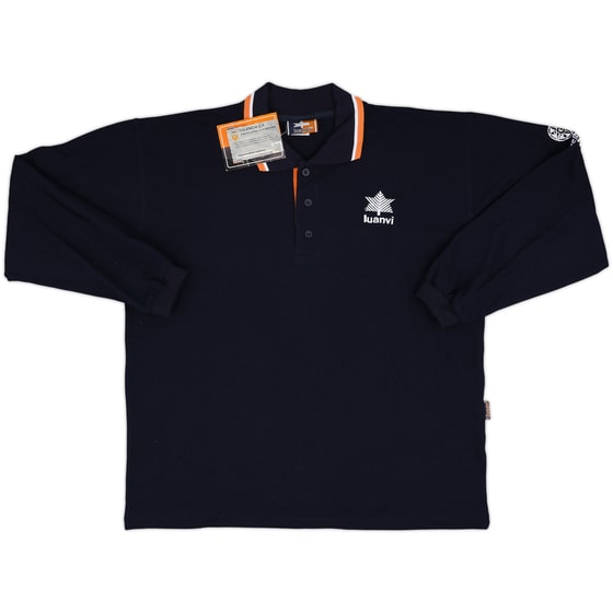 1996-97 Valencia Luanvi Polo L/S Shirt (L)