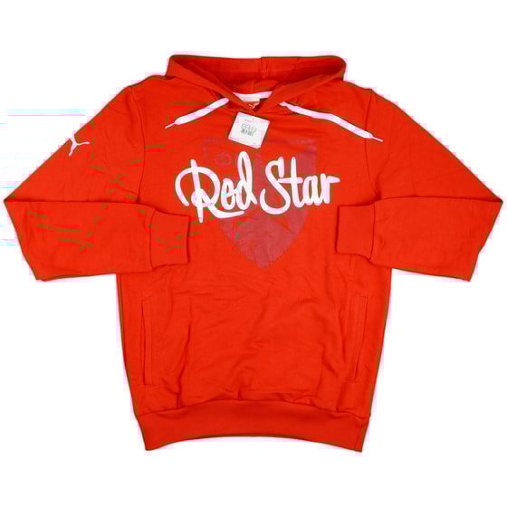 2013-14 Red Star Belgrade Puma Hooded Sweat Top (M)