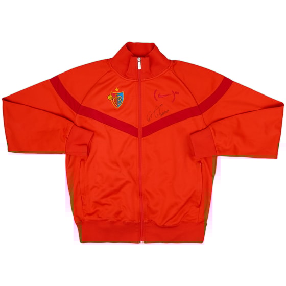 2009-10 FC Basel Signed Nike Track Jacket - 8/10 - (M)