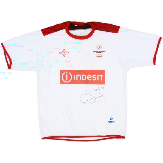 2003-04 Poland Beach Soccer Signed Home Shirt #99 - 8/10 - (XL)