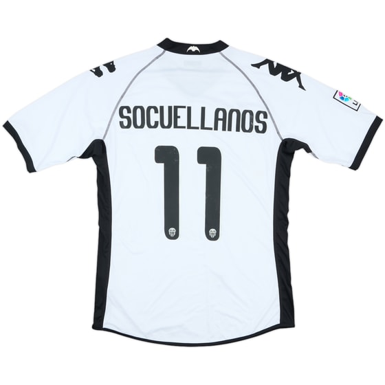 2010-11 Valencia Home Shirt Socuellanos #11 - 7/10 - (XL)