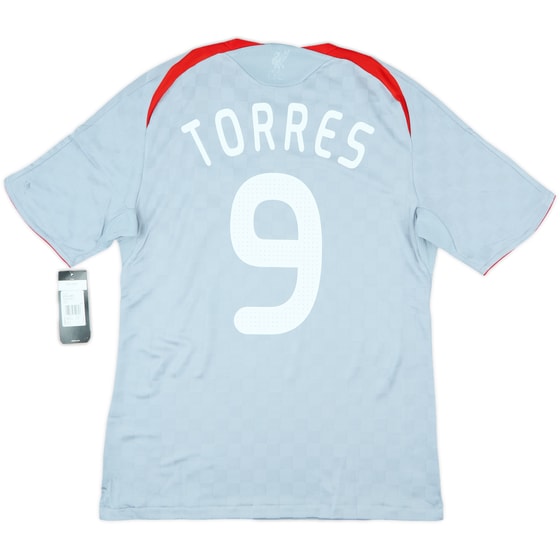 2008-09 Liverpool Away Shirt Torres #9 (M)