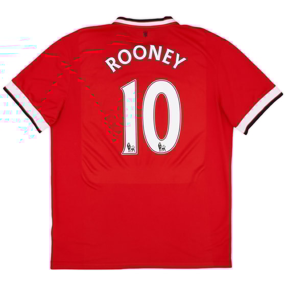 2014-15 Manchester United Home Shirt Rooney #10