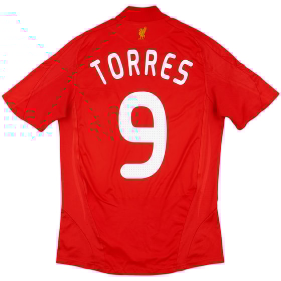 2008-10 Liverpool Home Shirt Torres #9 - 6/10 - (S)