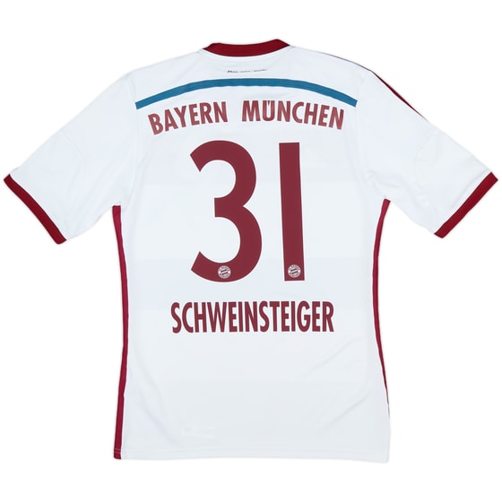 2014-15 Bayern Munich Away Shirt Schweinsteiger #31 - 9/10 - (S)