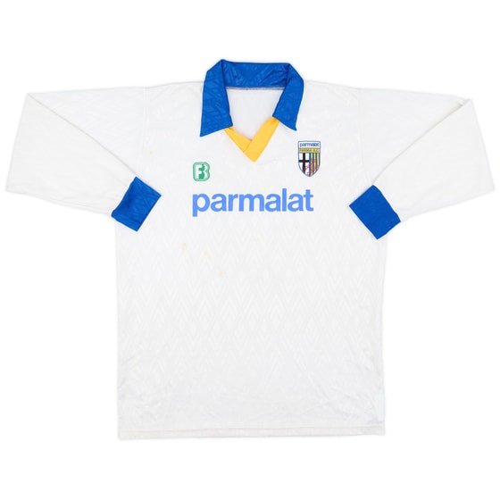 1990-92 Parma Scuola Calcio Home L/S Shirt #14 - 6/10 - (L)