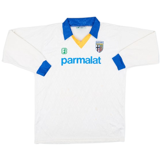 1990-92 Parma Scuola Calcio Home L/S Shirt #9 - 6/10 - (XL)