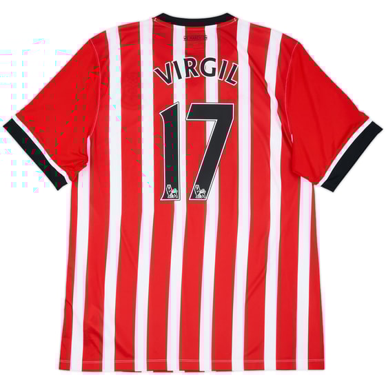 2016-17 Southampton Home Shirt Virgil #17 - 8/10 - (XXL)