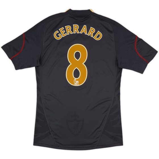 2009-10 Liverpool Away Shirt Gerrard #8 - 8/10 - (S)