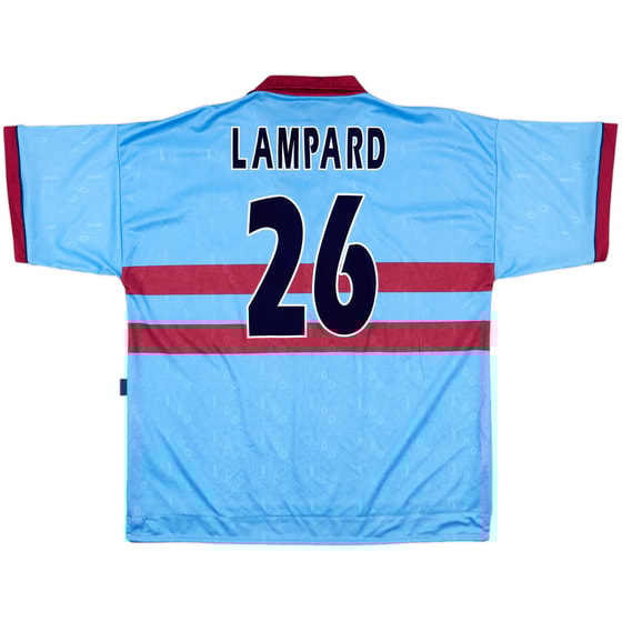 1995-97 West Ham Centenary Away Shirt Lampard #26 - 7/10 - (XL)