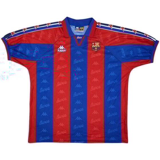 1995-97 Barcelona Home Shirt - 7/10 - (XL)