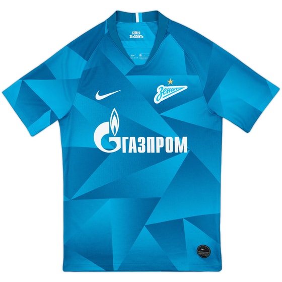 2019-20 Zenit St. Petersburg Home Shirt - 10/10 - (S)
