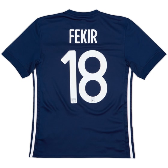 2017-18 Lyon Away Shirt Fekir #18 - 9/10 - (S)