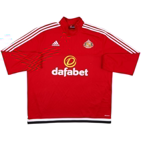 2015-16 Sunderland adidas 1/4 Zip Training Top - 6/10 - (XXL)