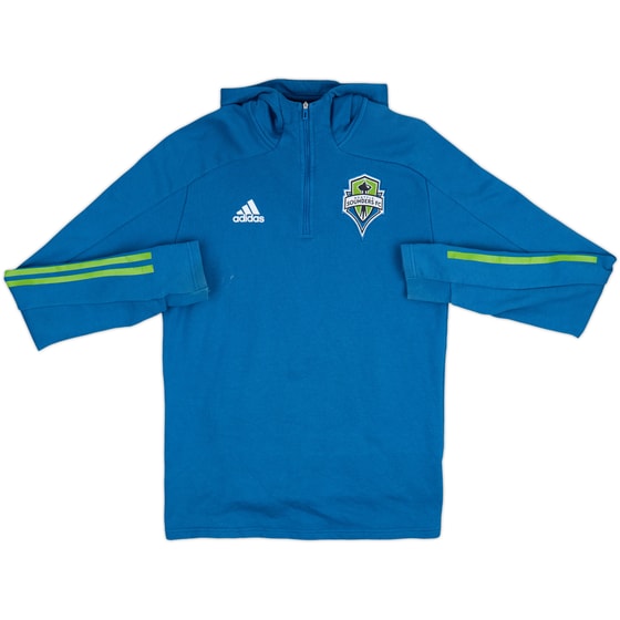 2019-20 Seattle Sounders adidas 1/4 Zip Training Top - 6/10 - (M)