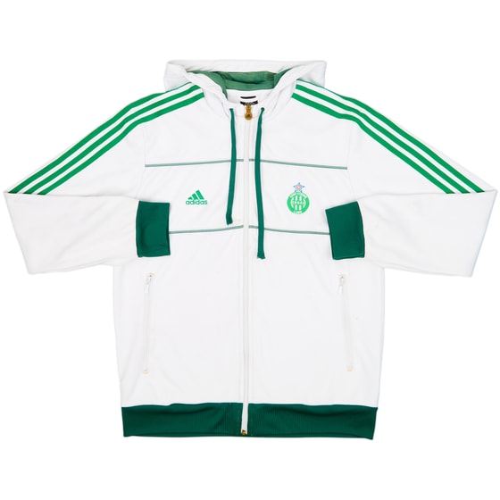 2011-12 Saint Etienne adidas Hooded Track Jacket - 5/10 - (M)