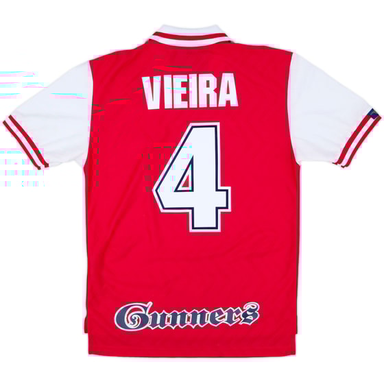 1996-98 Arsenal Home Shirt Vieira #4 - 8/10 - (S)