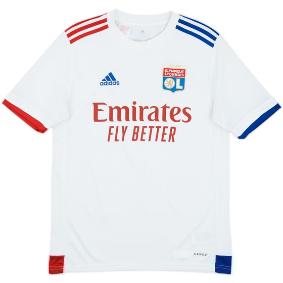 2020-21 Lyon Home Shirt - 8/10 - (XL.Boys)