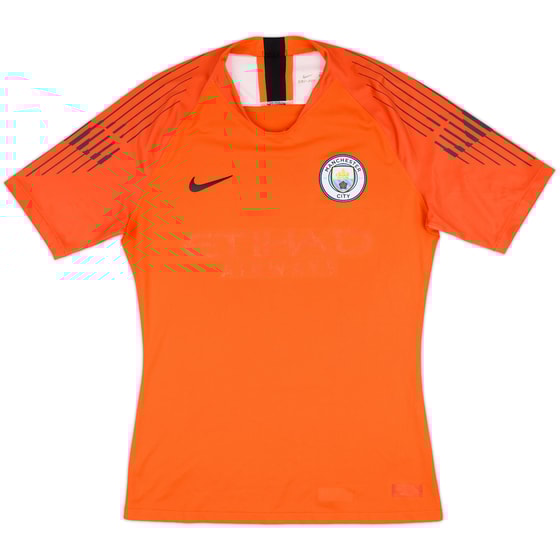 2018-19 Manchester City Authentic GK S/S Shirt - 4/10 - (M)