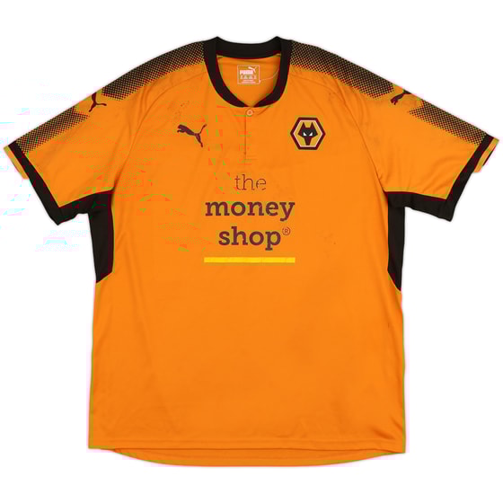 2017-18 Wolves Home Shirt - 4/10 - (XXL)