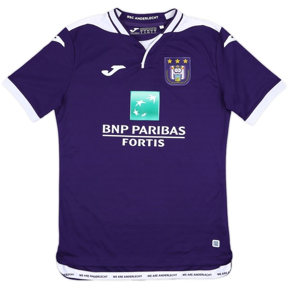 2019-20 Anderlecht Home Shirt Kompany #4 - 9/10 - (S)