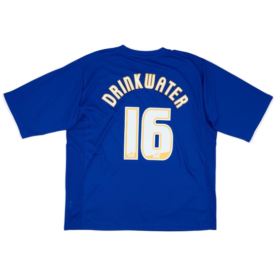 2012-13 Leicester Home Shirt Drinkwater #16 - 7/10 - (4XL)