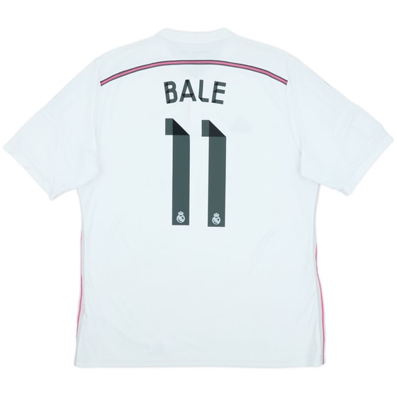 2014-15 Real Madrid Home Shirt Bale #11 - 7/10 - (XL)
