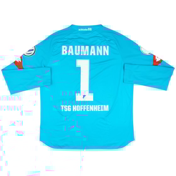 2016-17 Hoffenheim Match Issue DFB-Pokal Signed GK Shirt Baumann #1