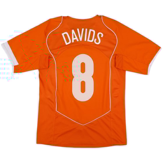 2004-06 Netherlands Home Shirt Davids #8 - 8/10 - (S)