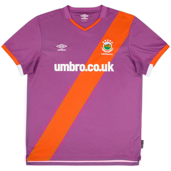 2020-21 Linfield Away Shirt - 9/10 - (XL)