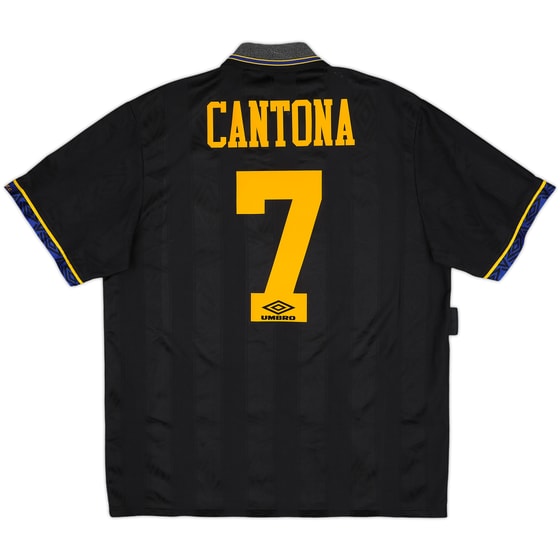 1993-95 Manchester United Away Shirt Cantona #7 - 6/10 - (XL)