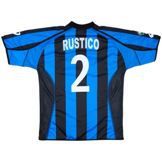 2003-04 Atalanta Match Issue Home Shirt Rustico #2