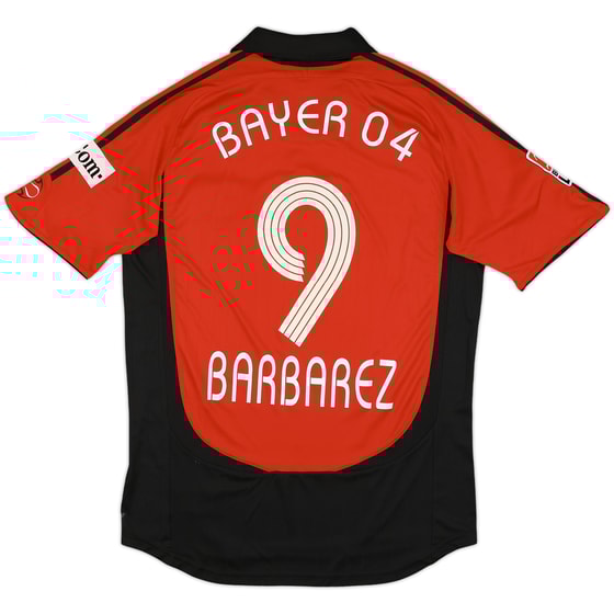 2006-07 Bayer Leverkusen Signed Home Shirt Barbarez #9 - 5/10 - (M)
