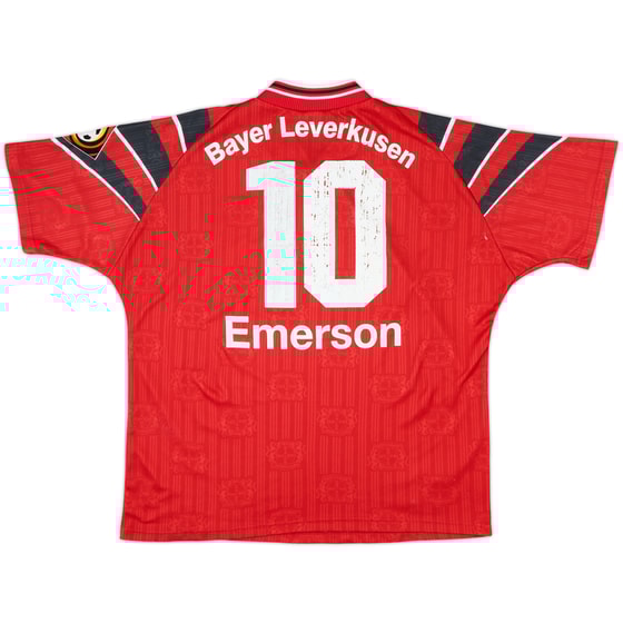 1996-97 Bayer Leverkusen Home Shirt Emerson #10 - 6/10 - (XL)