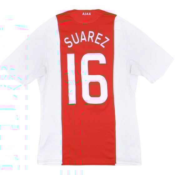 2008-09 Ajax Home Shirt Suarez #16 - 4/10 - (M)