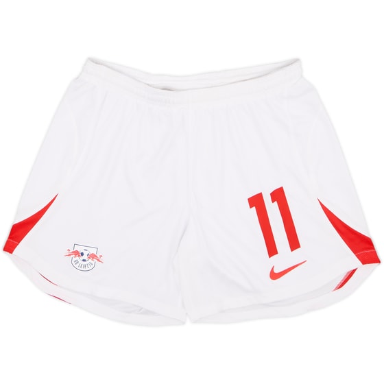 2023-24 RB Leipzig Player Issue Home Shorts #11 - 8/10 - (Women's L)