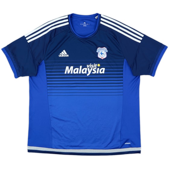 2015-16 Cardiff Home Shirt - 8/10 - (XXL)