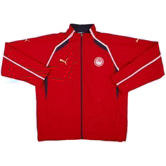 2005-06 Olympiakos Puma Track Jacket - 7/10 - (XL)