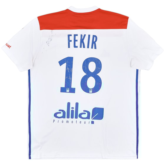 2018-19 Lyon Signed Home Shirt Fekir #18 - 5/10 - (XL)