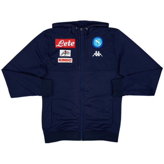 2015-16 Napoli Macron Hooded Track Jacket - 5/10 - (L)