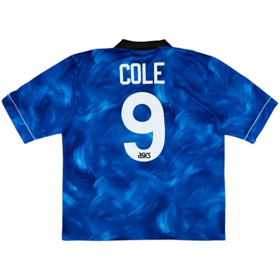 1993-95 Newcastle Away Shirt Cole #9 - 9/10 - (XL)