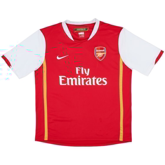 2006-08 Arsenal Home Shirt - 8/10 - (XL.Boys)