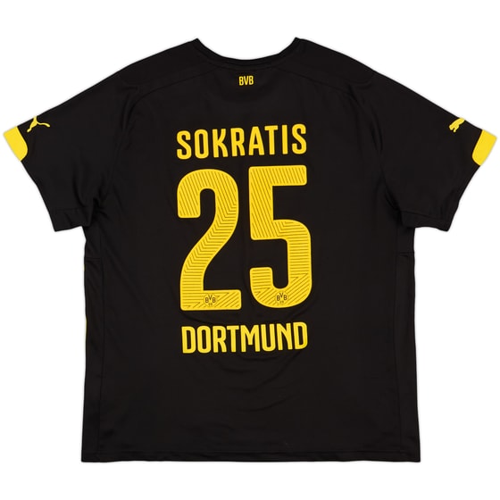 2014-16 Borussia Dortmund Away Shirt Sokratis #25 - 6/10 - (XL)