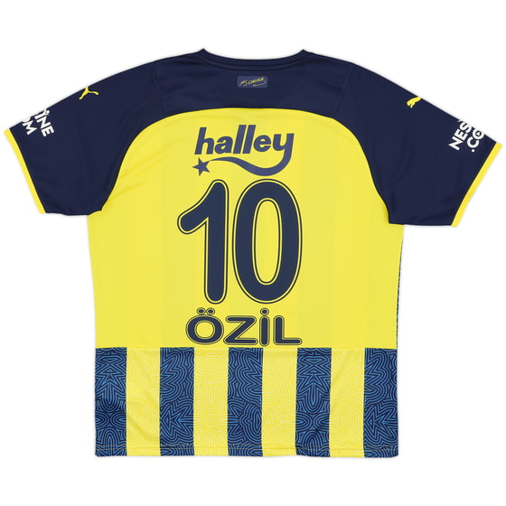 2021-22 Fenerbahce Home Shirt Ozil #10 - 9/10 - (L)