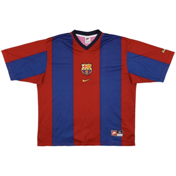 1998-00 Barcelona Basic Home Shirt - 7/10 - (XL)
